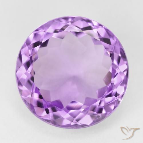 13.78ct 天然 中紫 紫水晶, 圆形的, VVS
