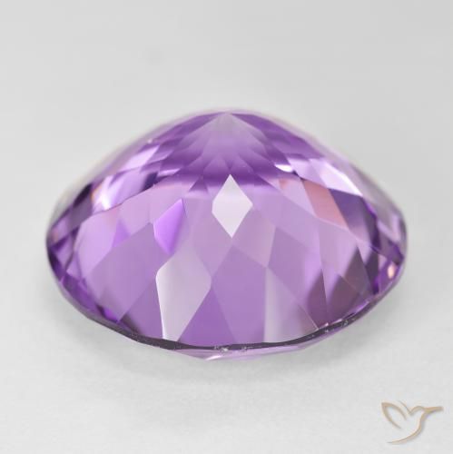 25.41克拉天然紫水晶，圆形的，VVS