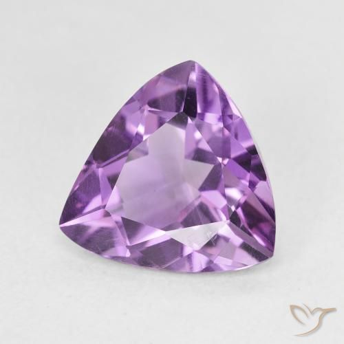 2.51克拉天然紫水晶，胖三角形，VVS