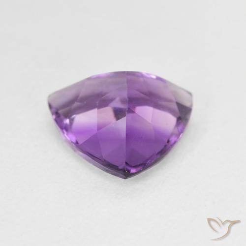 2.61克拉天然紫水晶，胖三角形，VVS