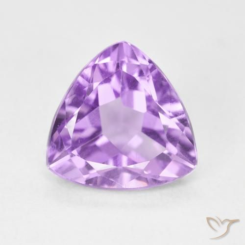 3.01ct 天然 淡粉紫 紫水晶, 胖三角形, VVS