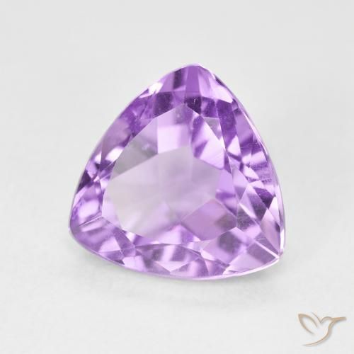 3.01克拉天然紫水晶，胖三角形，VVS