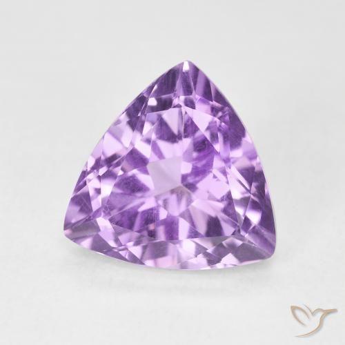 2.85克拉天然紫水晶，胖三角形，VVS