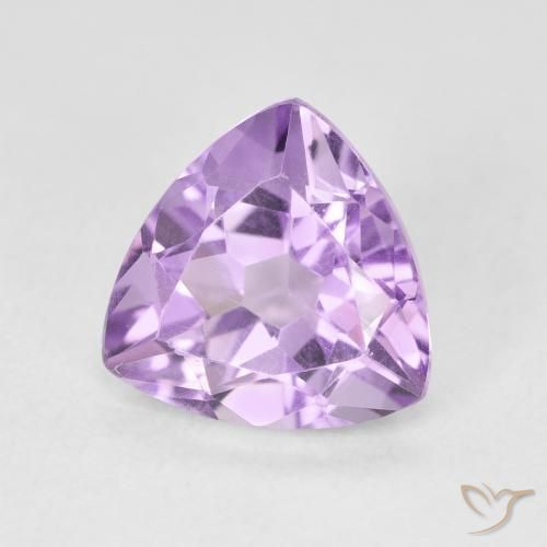 2.87克拉天然紫水晶，胖三角形，VVS