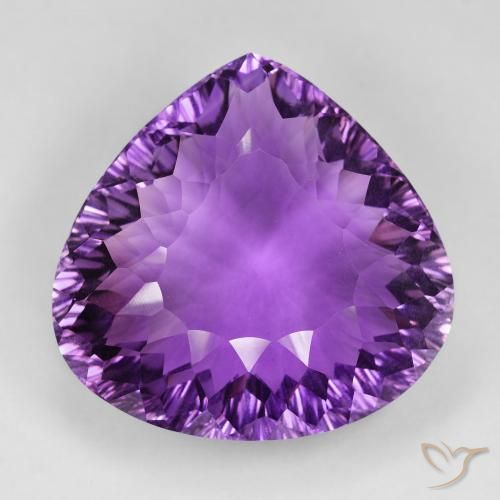 105.35ct 天然 中等紫罗兰色 紫水晶, 梨形, VVS
