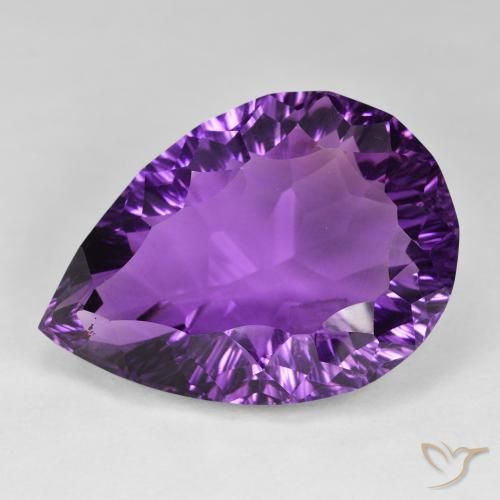 59.23ct 天然 粉紫 紫水晶, 梨形, VVS