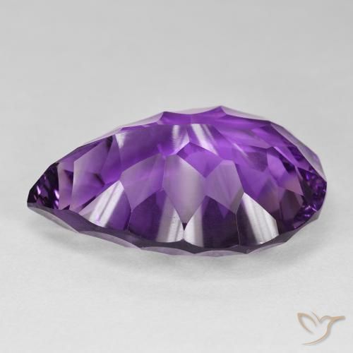 59.23克拉天然紫水晶，梨形，VVS