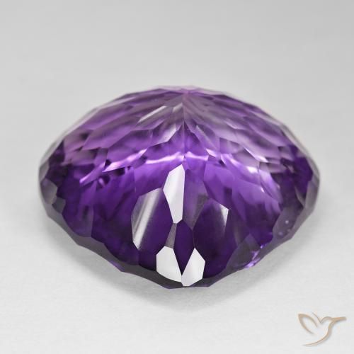 104.71克拉天然紫水晶，梨形，VVS