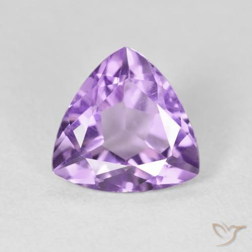 2.57ct 天然 粉红色鸢尾紫 紫水晶, 胖三角形, VVS-VS