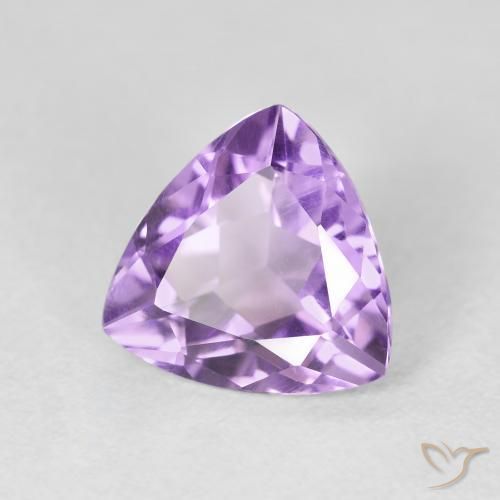 2.57克拉天然紫水晶，胖三角形，VVS-VS