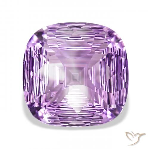 39.30ct 天然 轻中紫 紫水晶, 软垫, VVS