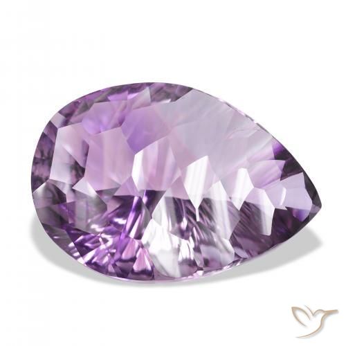46.00克拉天然紫水晶，梨形，VVS