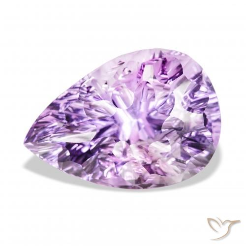 46.63ct 天然 中粉紫 紫水晶, 梨形, VVS