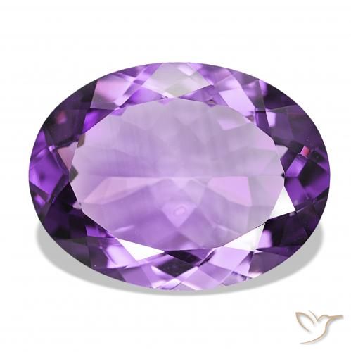 14.63ct 中紫 紫水晶, 椭圆形, IF