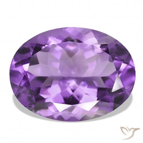 17.42ct 深紫罗兰 紫水晶, 椭圆形, IF