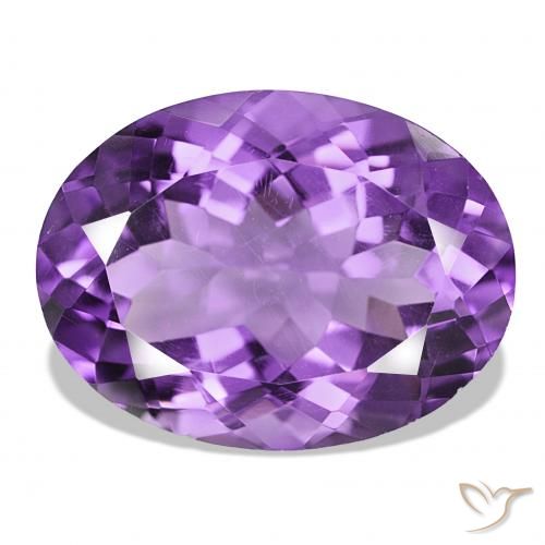16.57ct 中紫 紫水晶, 椭圆形, VS