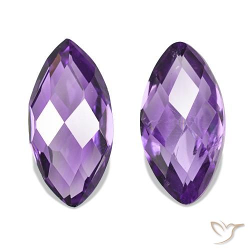 1.14ctw Medium Light-Violet 紫水晶, 榄尖形, VS