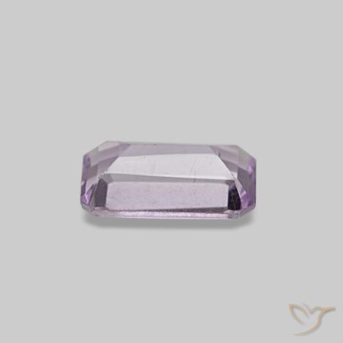 0.24克拉天然紫水晶，祖母绿式切割，VS