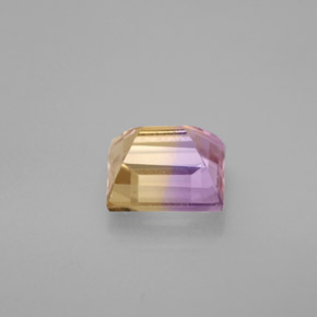 1.33克拉天然双色紫黄晶，异形，6.9×6.1毫米，VS