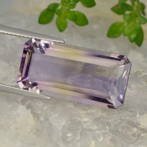 11.71克拉天然紫黄晶，八边形，VVS-VS