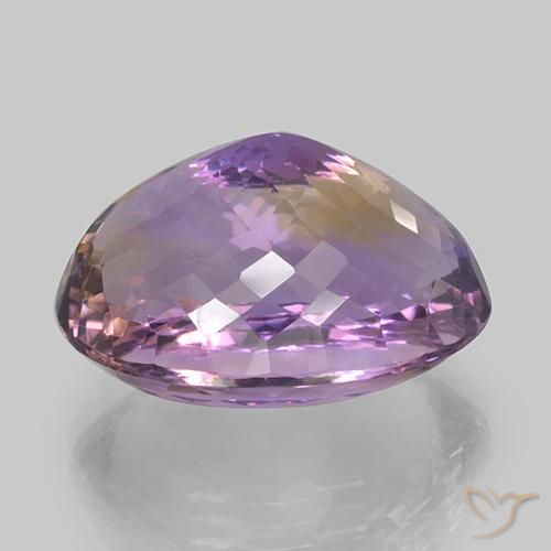 46.77克拉天然紫黄晶，椭圆形，VVS