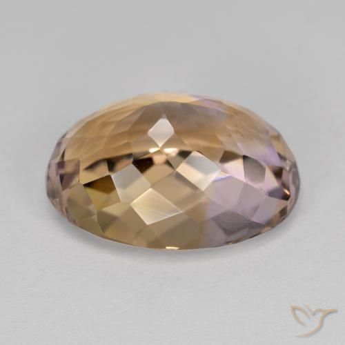 8.44克拉天然紫黄晶，椭圆形，VVS