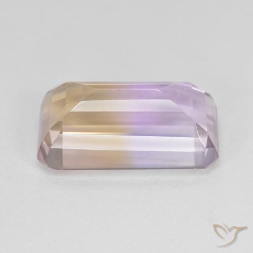 7.02克拉天然紫黄晶，八边形，VS