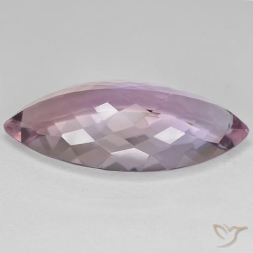 18.23克拉天然紫黄晶，榄尖形，VS