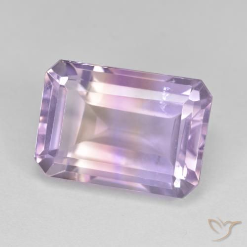 8.43克拉天然紫黄晶，八边形，VS