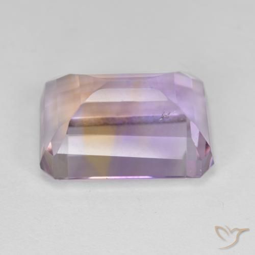 8.43克拉天然紫黄晶，八边形，VS