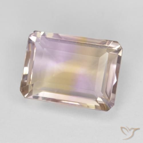 6.56克拉天然紫黄晶，八边形，VVS
