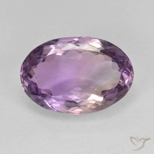 8.90ct 天然 双色 紫黄晶, 椭圆形, VVS
