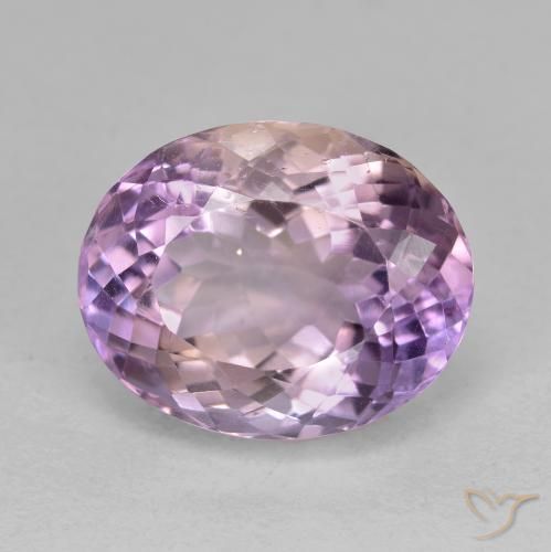 10.26ct 天然 双色 紫黄晶, 椭圆形, VS