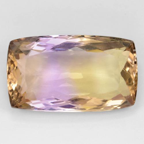 27.06克拉天然紫黄晶，垫形剪裁，VS