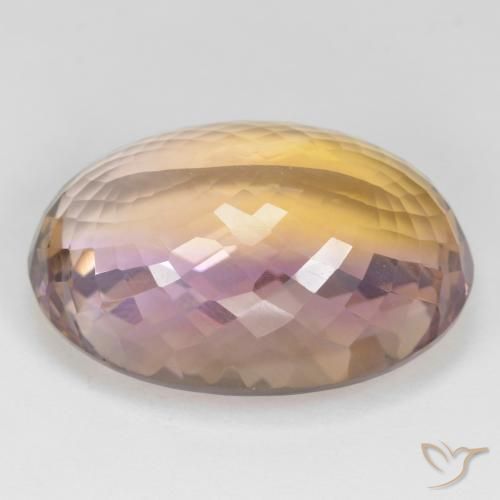 49.30克拉天然紫黄晶，椭圆形，VVS
