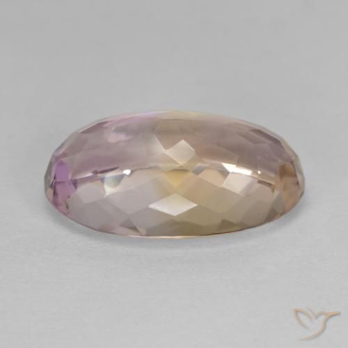 8.06克拉天然紫黄晶，椭圆形，VVS