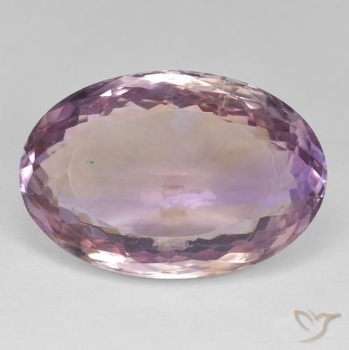 23.52ct 天然 双色 紫黄晶, 椭圆形, VS