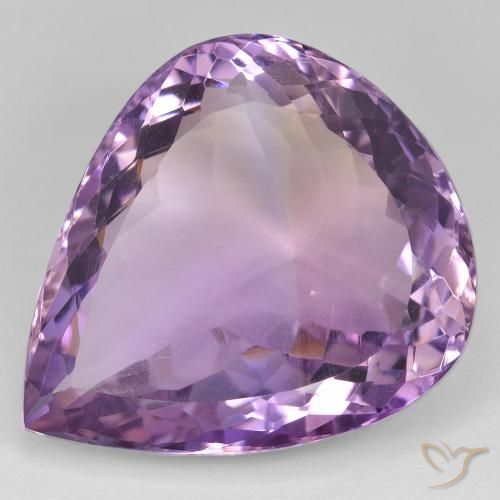 33.36ct 天然 双色 紫黄晶, 梨形, VVS-VS