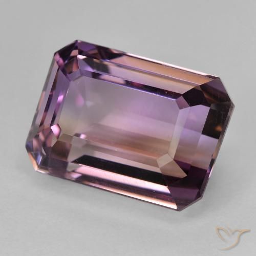 9.78克拉天然紫黄晶，八边形，VVS-VS