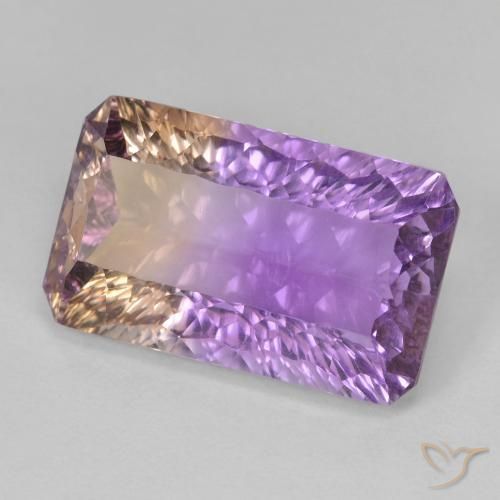 9.72克拉天然紫黄晶，八边形，VVS-VS
