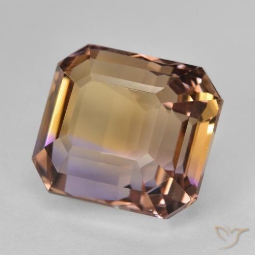 10.38克拉天然紫黄晶，八边形，VVS-VS