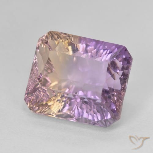 8.84克拉天然紫黄晶，八边形，VVS-VS