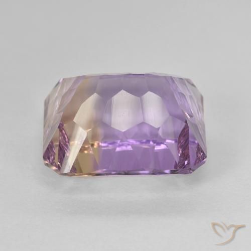 8.84克拉天然紫黄晶，八边形，VVS-VS