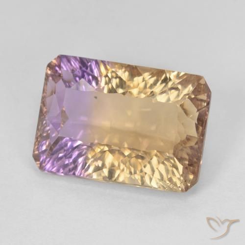 7.09克拉天然紫黄晶，八边形，VVS-VS