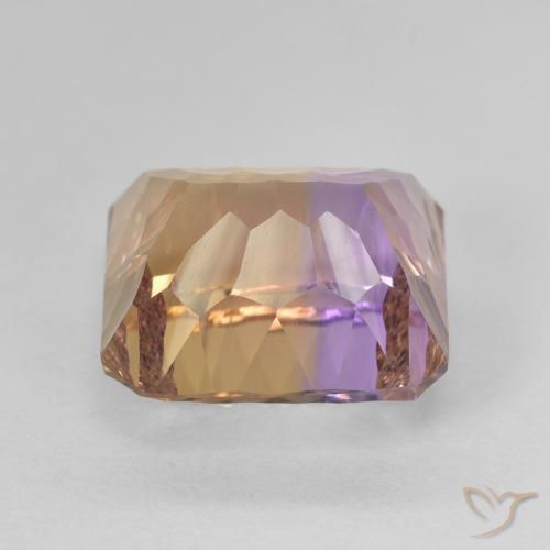 9.05克拉天然紫黄晶，八边形，VVS-VS