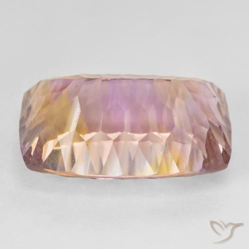 19.18克拉天然紫黄晶，软垫，VVS