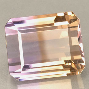 23.37克拉天然黄色紫黄晶，祖母绿式切割，17.2×14.1毫米，VVS