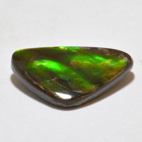 7.10克拉天然多色菊石宝石，异形，20.5×13毫米，不透明