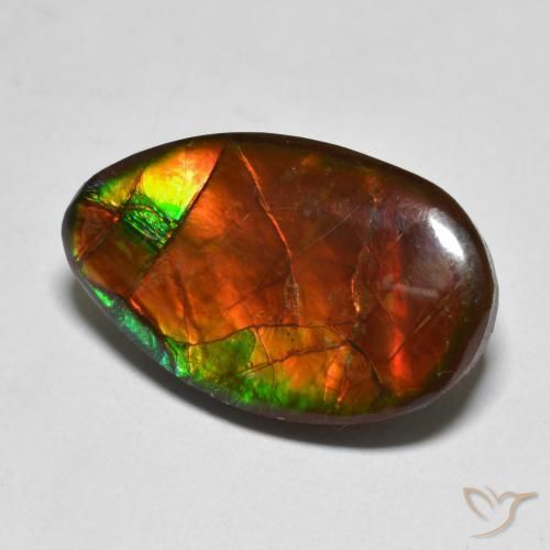 13.17ct 天然 彩色 菊石, 花式切割, 不透明