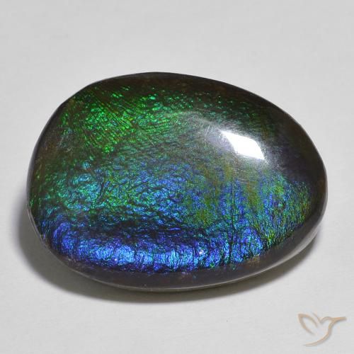 13.91ct 天然 彩色 菊石, 花式切割, 不透明
